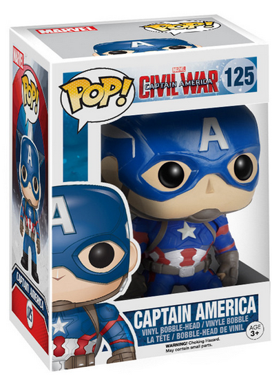 FUNKO POP Capitan America 125 - Civil War - 849803072230