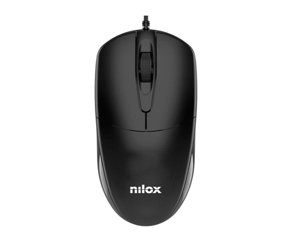 Nilox Mousb1011 Negro / Ratón Usb, 1200 Dpi, 3 Botones