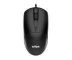 Nilox Mousb1011 Negro / Ratón Usb, 1200 Dpi, 3 Botones