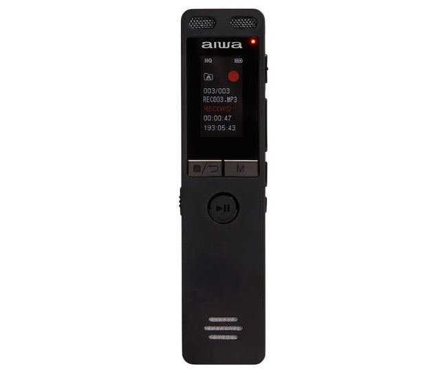 Aiwa Dvr-a400 Black / Grabadora De Voz Digital 16gb Hover Image
