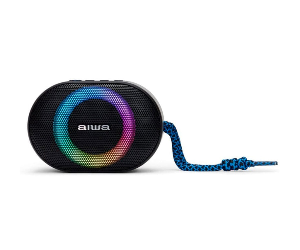 Aiwa Bst-330bl Negro/azul / Altavoz Bluetooth Portátil
