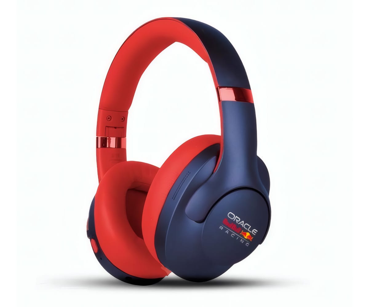 Red Bull Racing Rb-hp130 Rojo Y Azul / Auriculares Overear Wireless