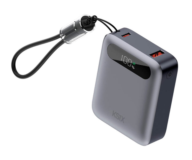 Ksix Bpb10pd22g Gris / Powerbank 10.000 Mah / Carga Rápida 22,5 W Hover Image