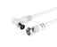 Jc Nb1498 Blanco / 3m Cable De Video (coaxial) / 9.5mm / Macho A Macho