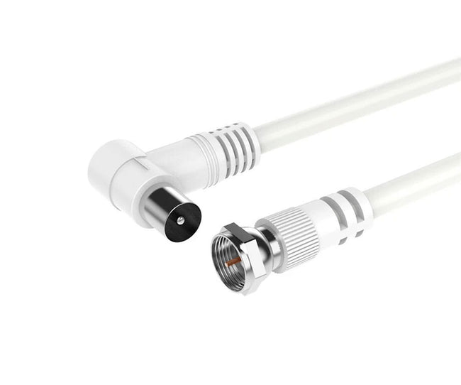 Jc Nb1498 Blanco / 3m Cable De Video (coaxial) / 9.5mm / Macho A Macho Hover Image