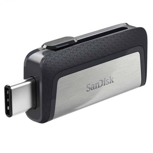 Pendrive SANDISK Ultra 64GB Dual Drive SDDDC2-064G-G46 - 64GB  USB-C  Gris/Negro