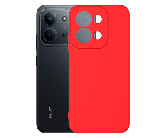 Jc Funda Trasera De Silicona Roja / Xiaomi Redmi 15c Hover Image