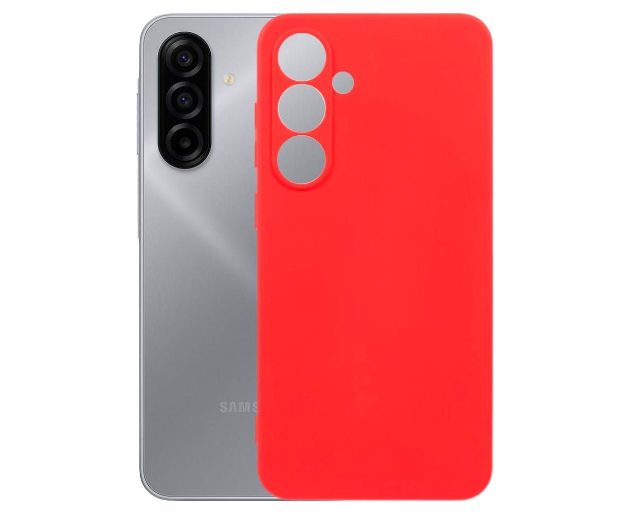 Jc Funda Trasera De Silicona En Color Rojo / Samsung Galaxy A17