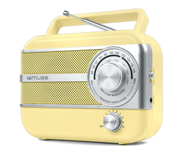 Muse M-056 Sc Amarillo Vintage / Radio Portátil Hover Image