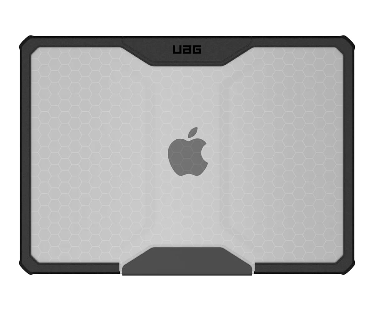 Uag Funda Plyo Hielo/negro / Apple Macbook Air De 13" (m2/m3/m4) (2022-2025)
