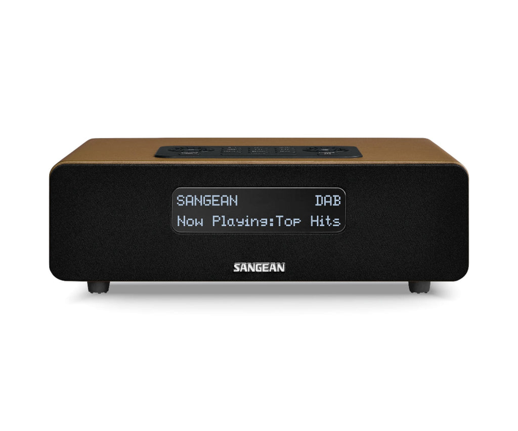 Sangean Ddr-36 Bt Brown / Radio Con Sintonización Digital De Sobremesa Dab+ / Fm-rds / Bluetooth / Entrada Auxiliar