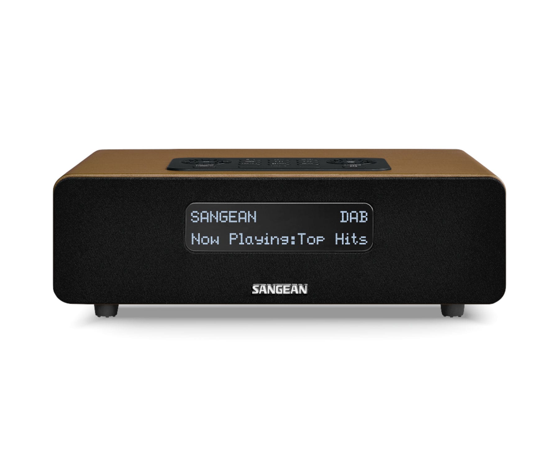 Sangean Ddr-36 Bt Brown / Radio Con Sintonización Digital De Sobremesa Dab+ / Fm-rds / Bluetooth / Entrada Auxiliar