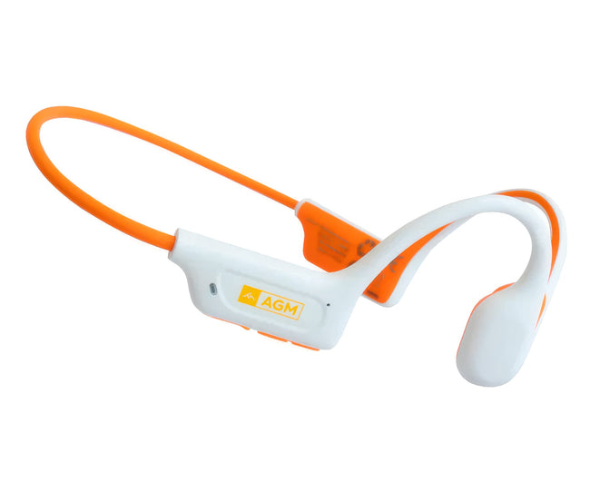 Agm Motion Buds Blanco + Naranja / Auriculares De Conducción sea Inalámbricos Hover Image