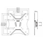 Soporte Pantalla Tv Equip 23 Pulgadas - 42 Pulgadas Inclinable - 12 +3 Max 20kgs Vesa Max 200x200 650401
