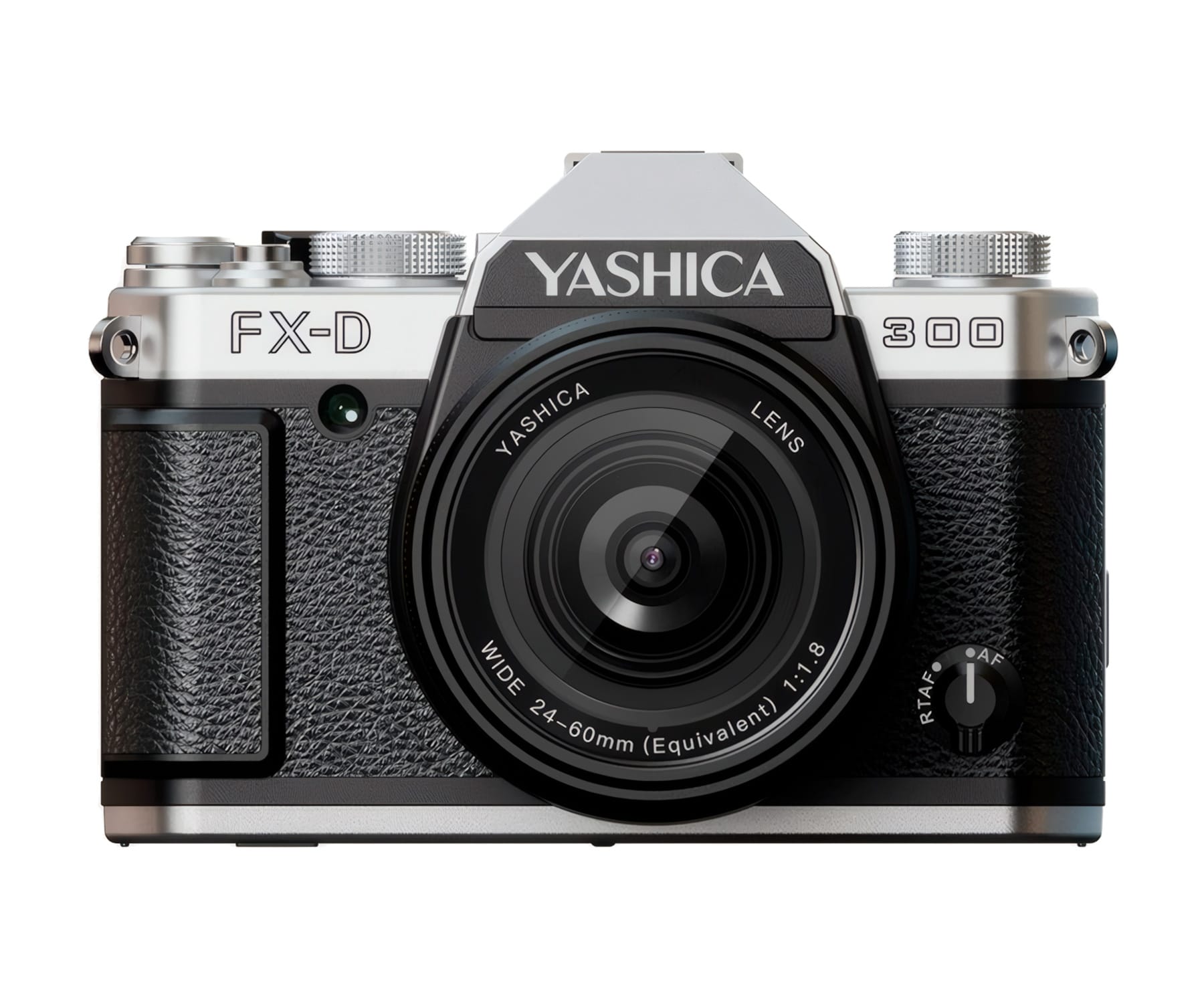 Yashica Fx-d 300 Silver / Cámara De Simulación De Película Digital