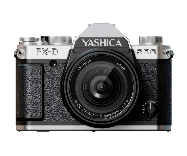 Yashica Fx-d 300 Silver / Cámara De Simulación De Película Digital Hover Image