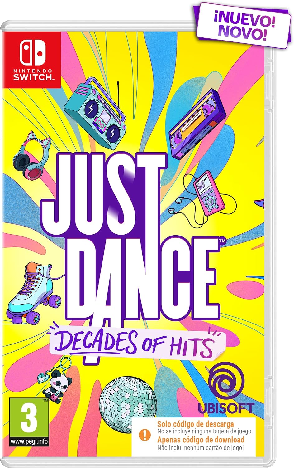 Just Dance: Decades Of Hits Code In Box Switch