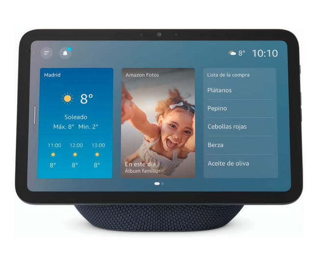 Amazon Echo Show 8 (última Generación) Grafito / Pantalla Hd De 8,7" Con Audio Espacial Y Alexa Hover Image