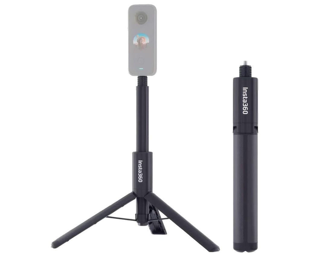 Insta360 2 In 1 Invisible Selfie Stick + Tripode Negro / Palo Selfie Y Trípode