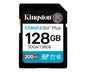Kingston Canvas Go! Plus 128gb Negro/ Tarjeta De Memoria Sd / Categoría 10 Sdg4 - Uhs-i