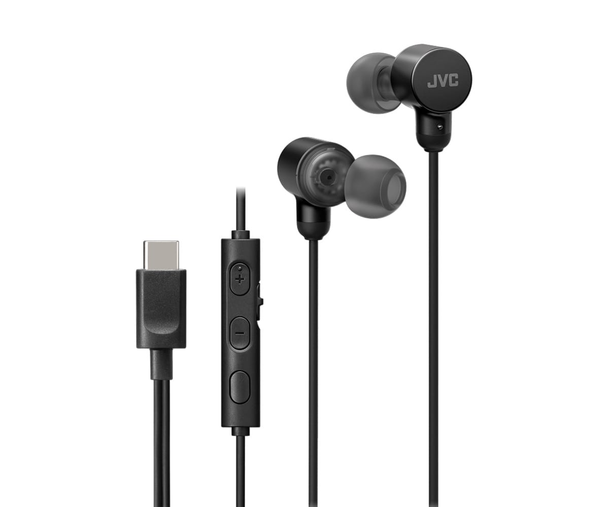 Jvc Ha-fr29uc Black / Auriculares Con Cable Usb-c Micrófono Y Mando A Distancia