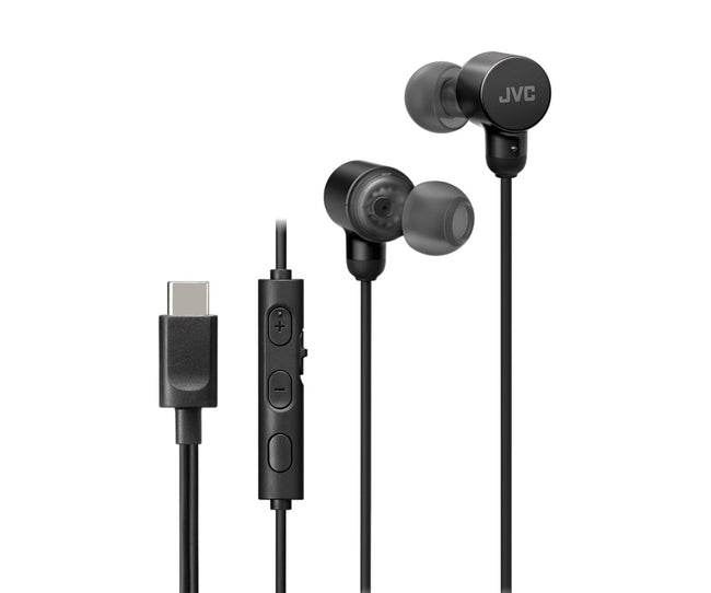Jvc Ha-fr29uc Black / Auriculares Con Cable Usb-c Micrófono Y Mando A Distancia Hover Image