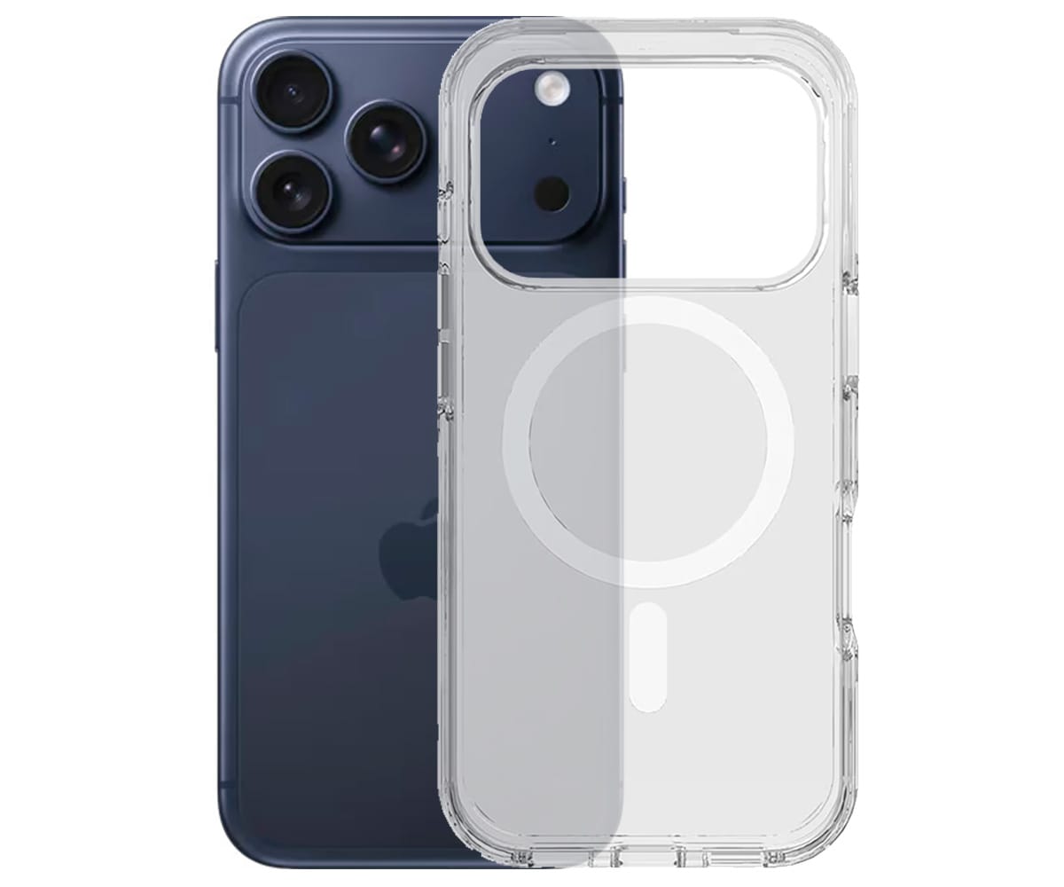 Jc Trasera De Silicona Transparente Compatible Con Magsafe / Apple Iphone 17 Pro Max