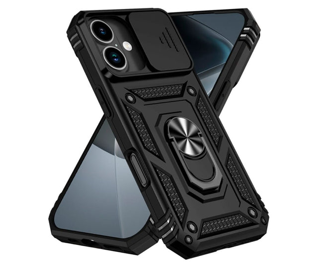 Jc Trasera Con Anillo De Soporte + Protector De Cámara Negro / Apple Iphone 17 Hover Image