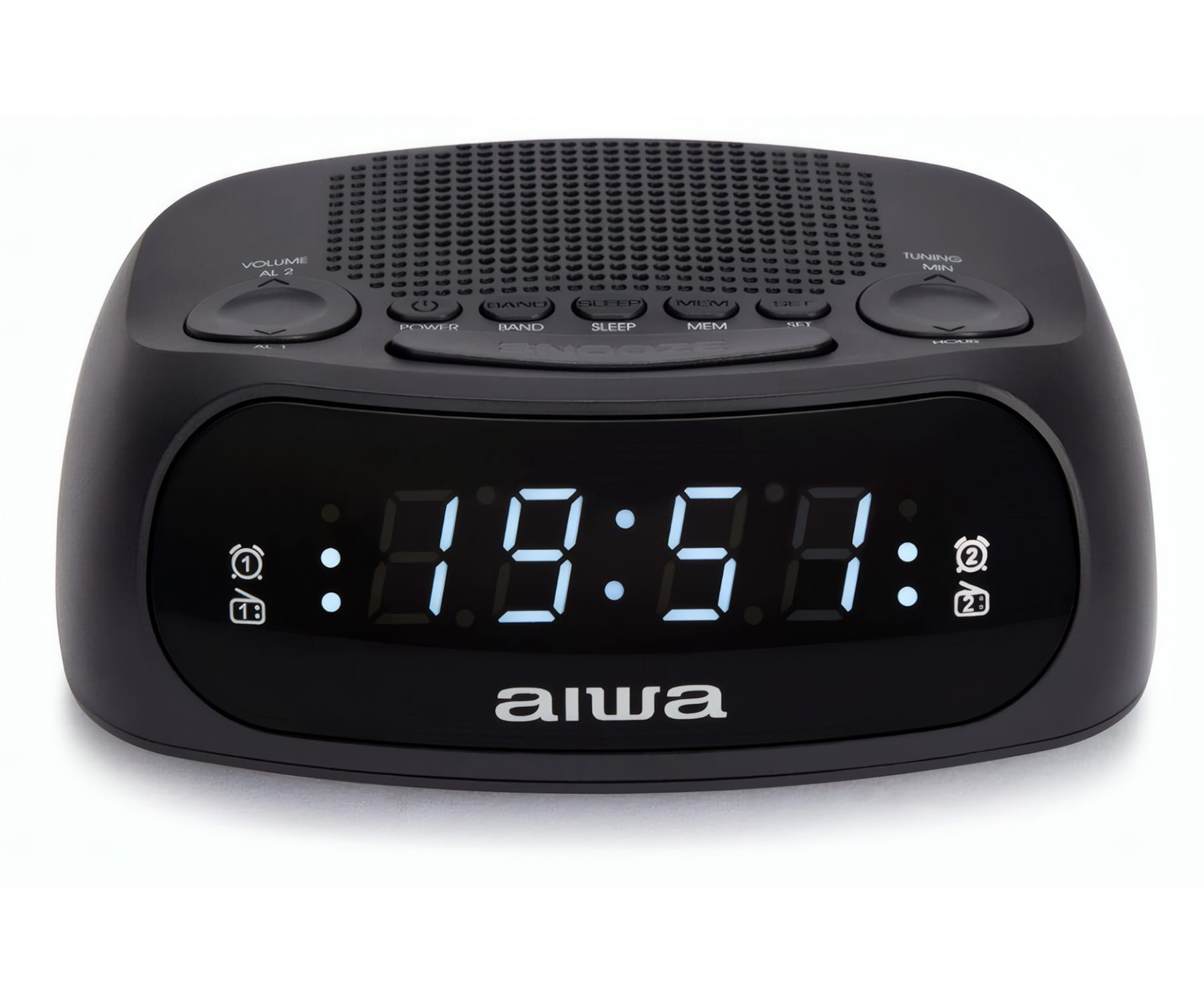 Aiwa Cr-09j Negro / Reloj Despertador