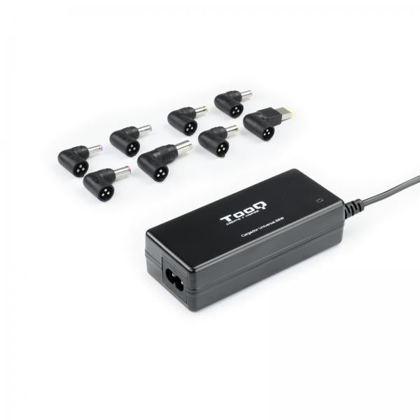 Cargador Universal De Portatil Tooq Tqlc-65bs02at 65w Automatico 8 Conectores Puerto Usb
