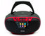 Aiwa Bbtu-500dab Rojo / Radio Cd Portátil