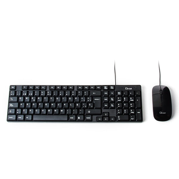 Combo Teclado + Raton USB L-Link / Negro / LL-KB-816-COMBO