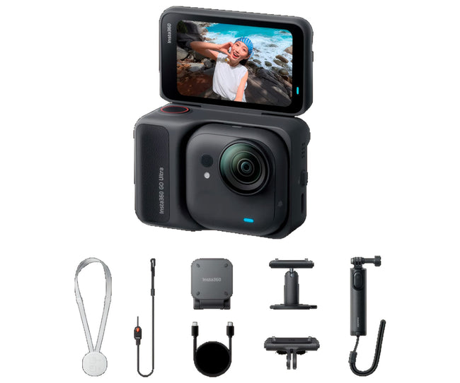Insta360 Go Ultra Creator Bundle Midnight Black / Videocámara Deportiva 4k Hover Image