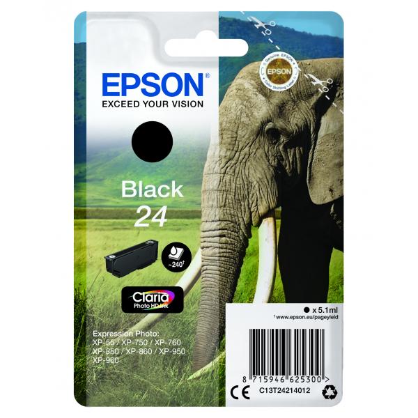 Cartucho Tinta Epson T242140 Negro Para Epson Xp - 750 C13t24214010 - Elefante Main Image