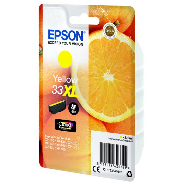 Cartucho Tinta Epson T336440 Xl Amarillo Xp350*xp630 - Xp635 - Xp830 - Naranja