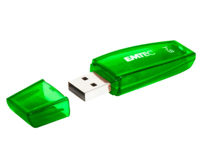 Emtec C410 Color Mix Verde Transparente / Pendrive 64gb Usb-a 2.0 Hover Image