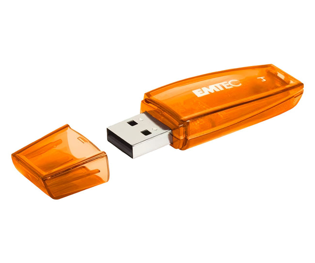 Emtec C410 Color Mix Naranja Transparente / Pendrive 128gb Usb-a 2.0 Hover Image