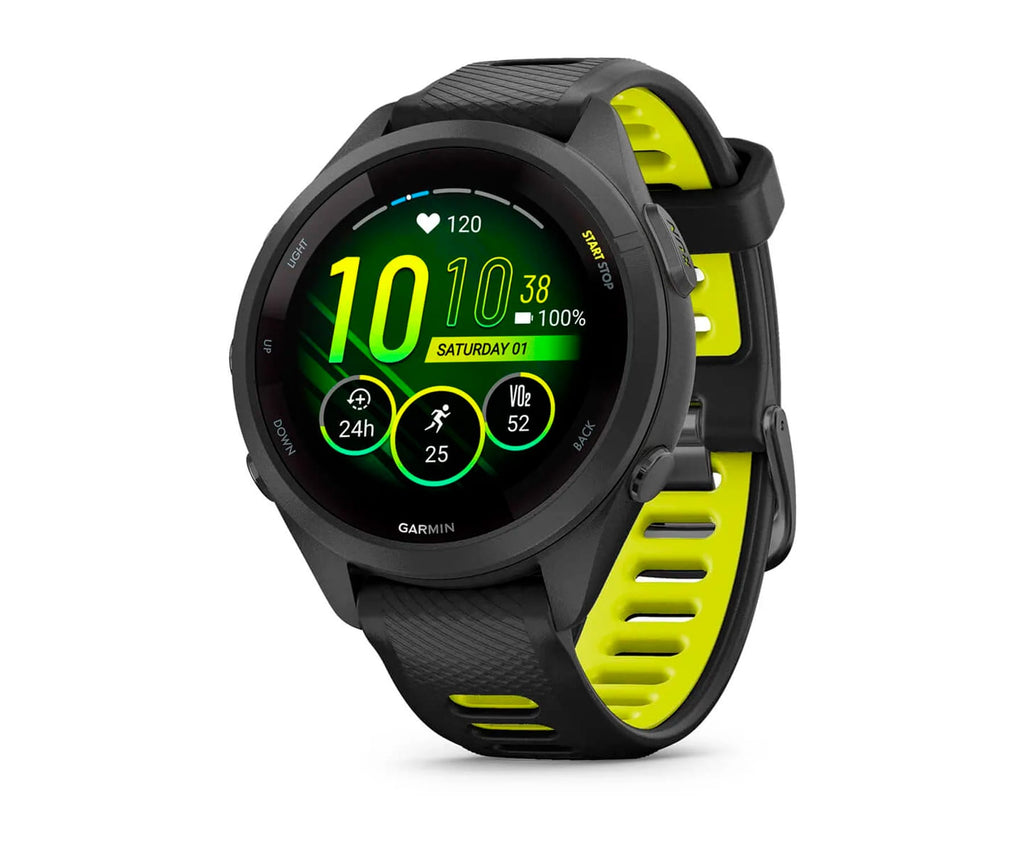 Garmin Forerunner 265s Negro Con Correa De Silicona En Negro/amarillo / Smartwatch 42mm