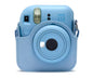 Fujifilm Funda Instax Mini 12 Pastel Blue / Funda De Cámara Con Correa Ajustable