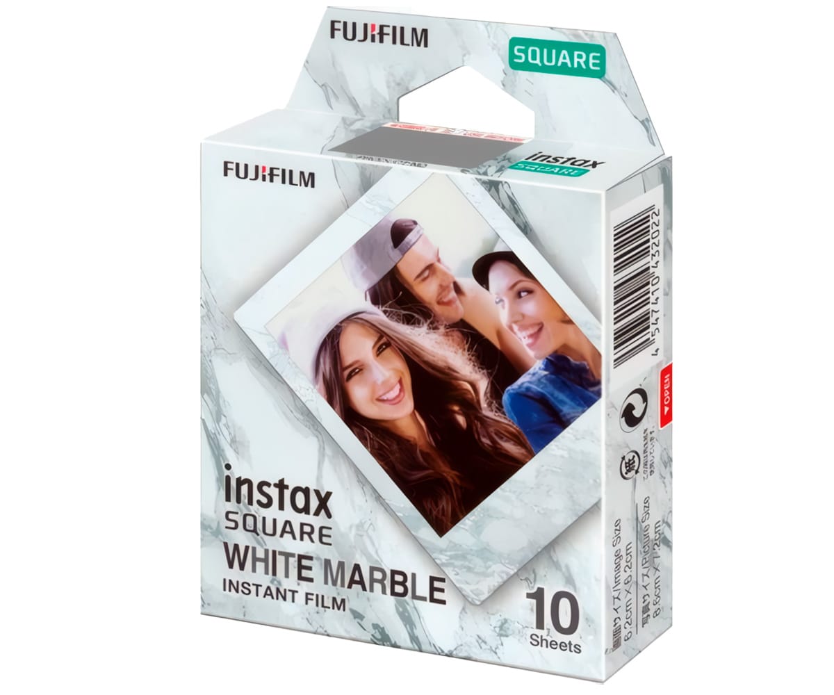 Fujifilm Instax Square White Marble / Película Fotográfica Instantánea