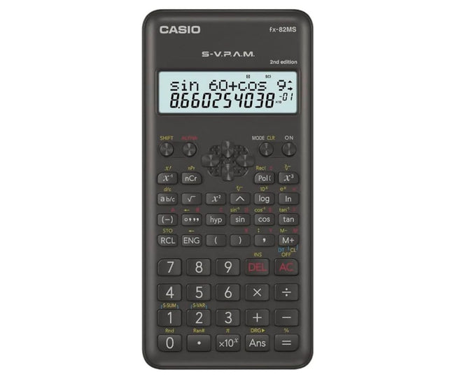 Casio Fx-82ms-2 Negra / Calculadora Científica Estándar Hover Image