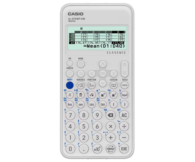 Casio Fx-570sp Cw Blanca / Calculadora Científica Estándar Hover Image