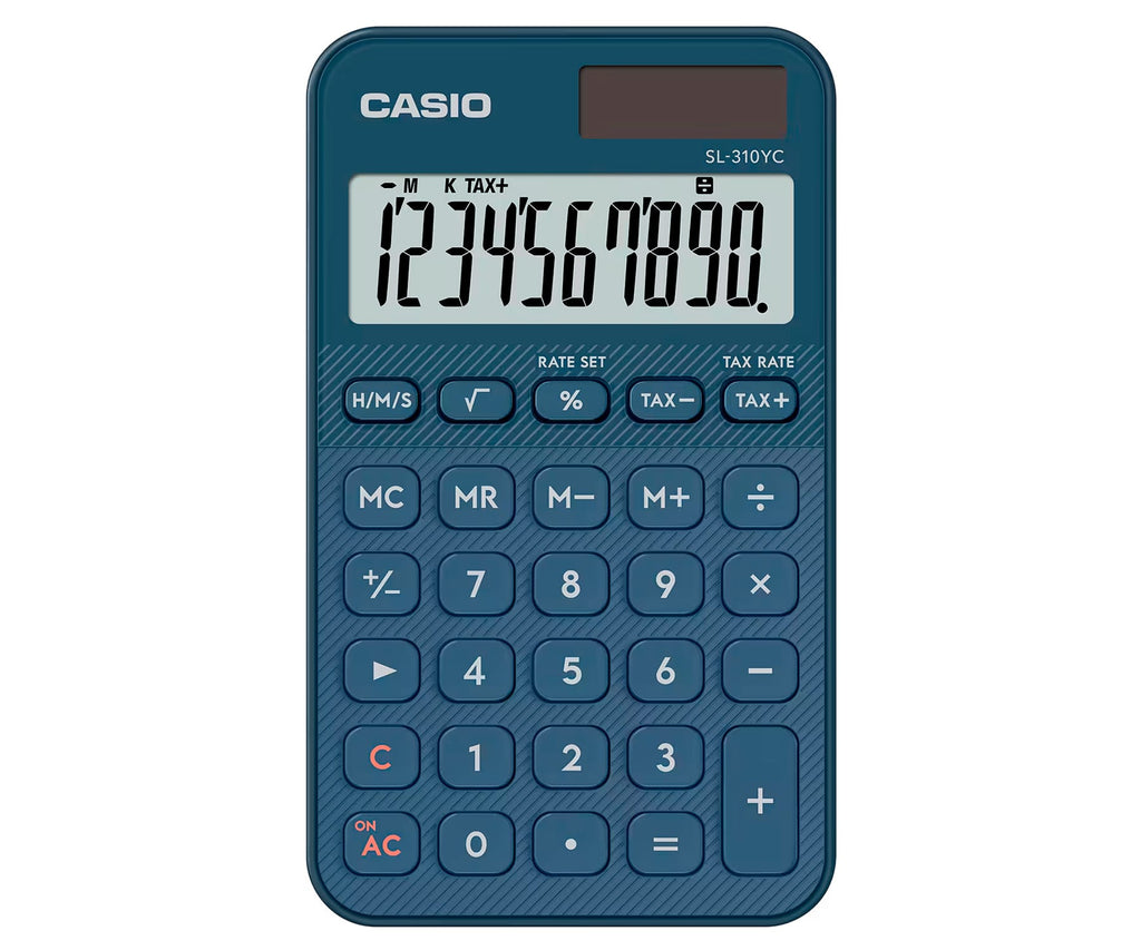Casio Sl-310yc Azul Marino / Calculadora De Bolsillo