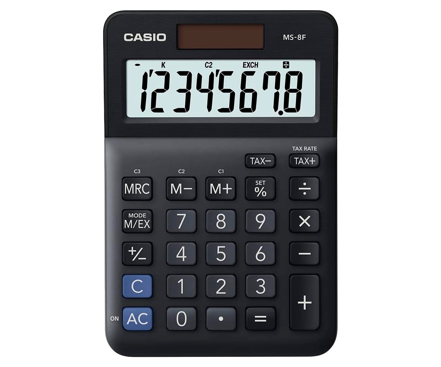 Casio Ms-8f Negro / Calculadora De Mesa