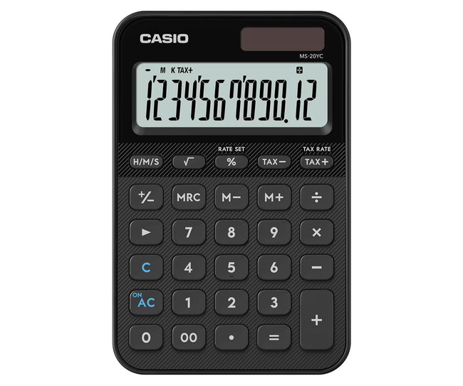 Casio Ms-20yc Negro / Calculadora De Mesa Hover Image