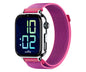 Savefamily Savewatch Plus 2 Junior (+8 Aos) Plata Con Correa De Tela Frambuesa / Smartwatch 4g Para Nios