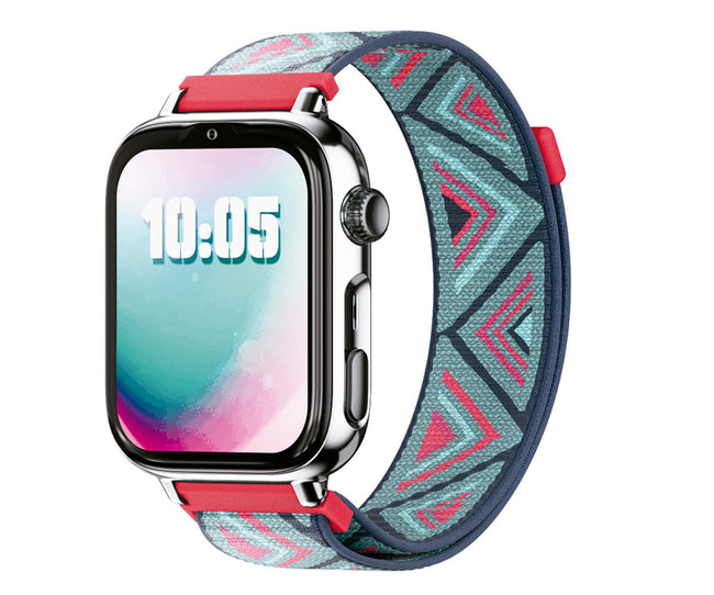 Savefamily Savewatch Plus 2 Junior (+8 Aos) Plata Con Correa De Tela Tribeca / Smartwatch 4g Para Nios Hover Image