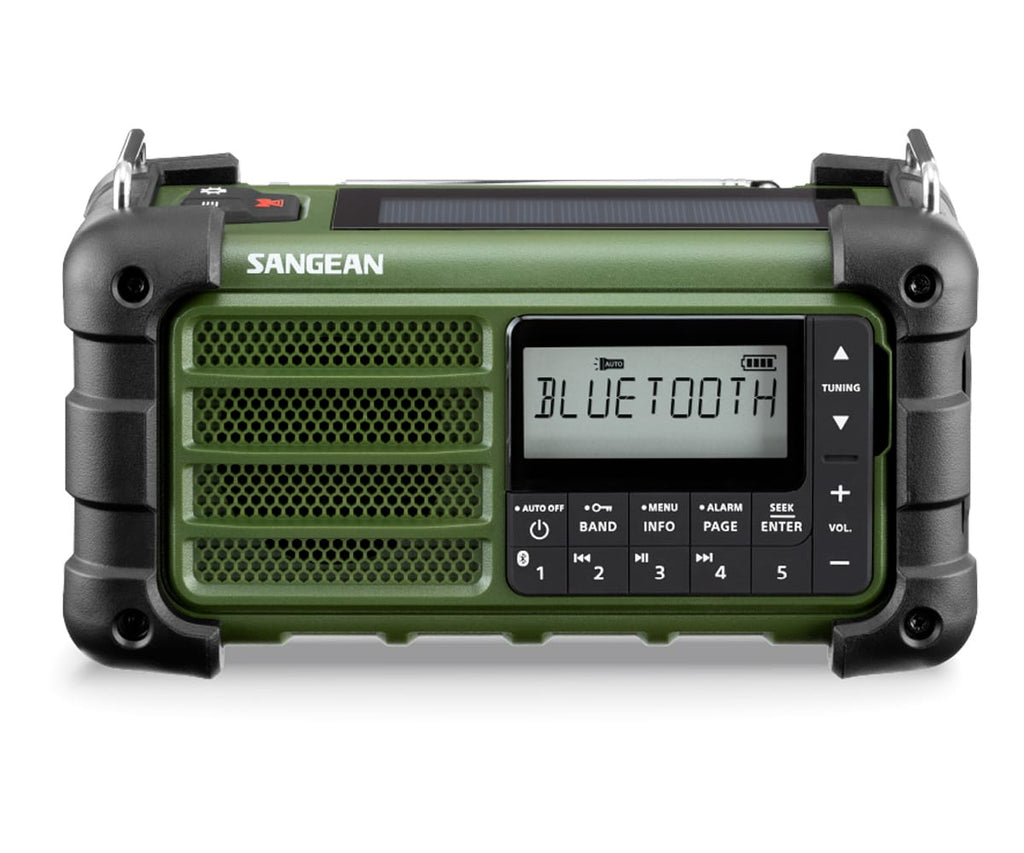 Sangean Mmr-99 Verde Bosque / Radio De Emergencia Con Sintonización Digital