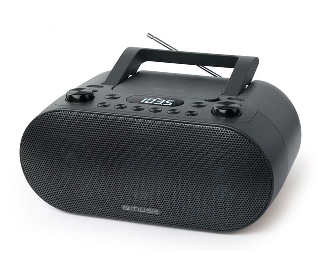Muse M-35 Bt Black / Radio Cd/mp3 Portátil Con Radio, Bluetooth Y Puerto Usb Hover Image