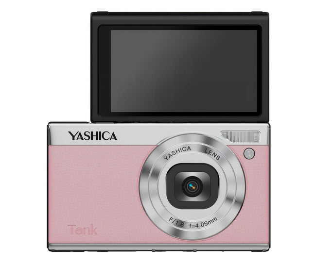 Yashica Tank Rosa Malvavisco / Cámara Digital Compacta Hover Image